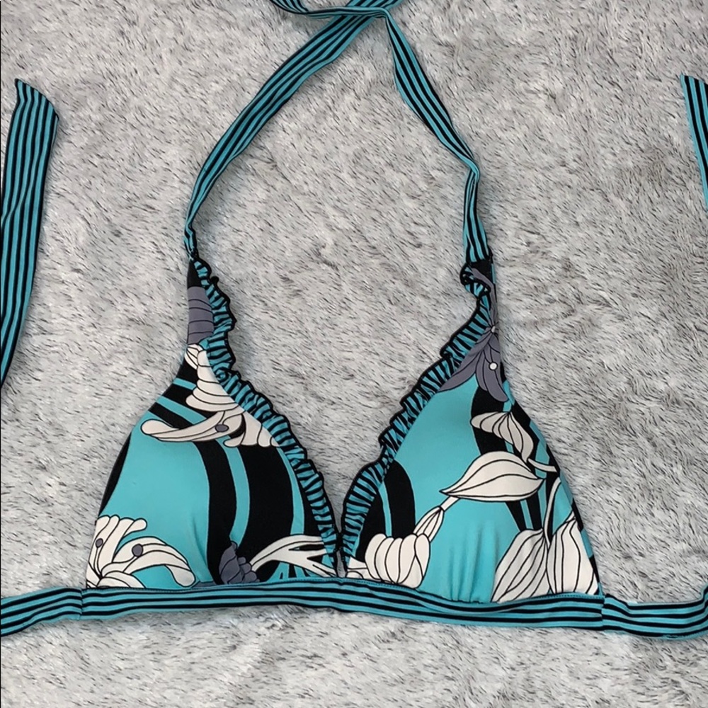 Seafolly reversible halter bikini top